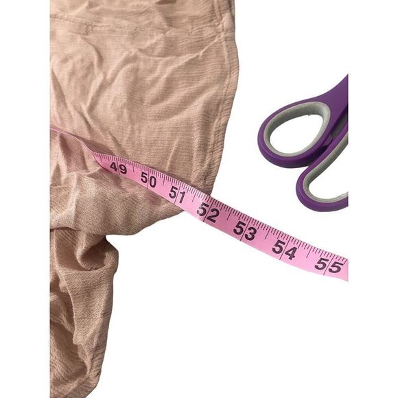 Free People Nude Sand Beige Beach Dress Layered Cutout Womens Medium - Picture 9 of 11